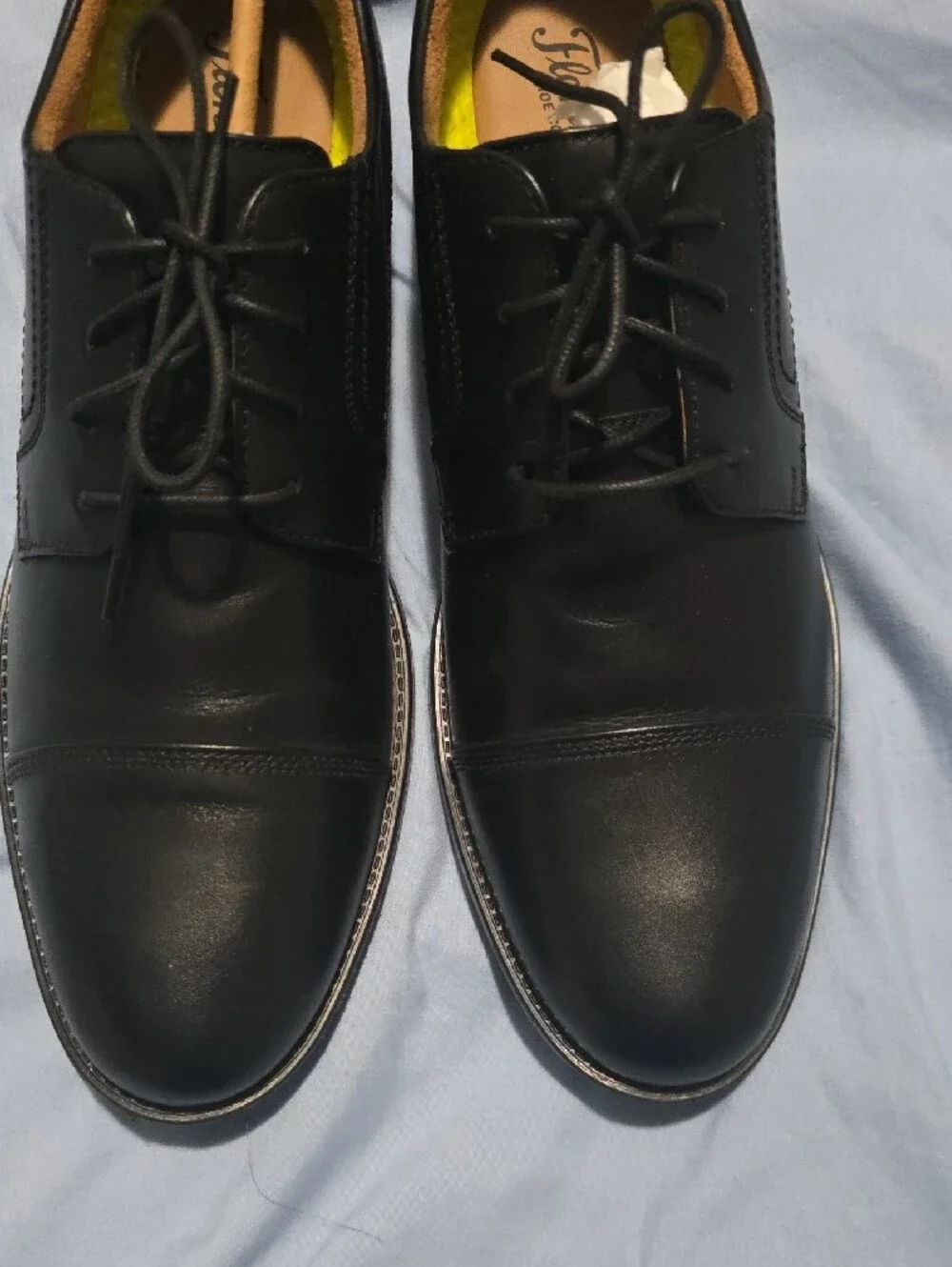 Florsheim Midtown Cap Toe Oxford Leather Dress Shoe - Black Size 11